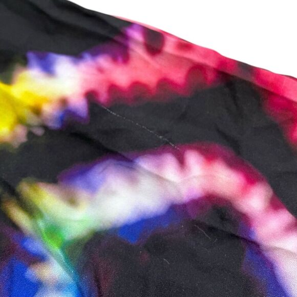 Busayo Black Watercolor Tie Dye Halter Maxi Dress 2 - Picture 5 of 7